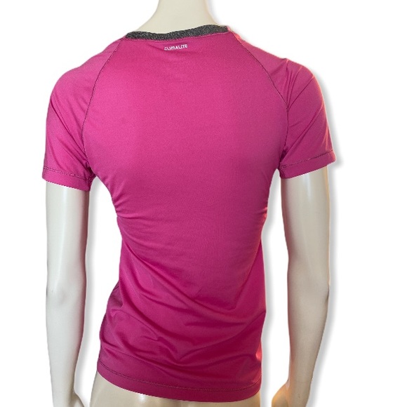 Adidas climalite techfit shirt pink size XS - Picture 2 of 4